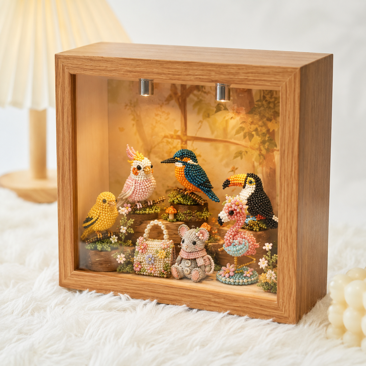💡 Turn Your Collection Into Art | DIY LED Display Frame for Figures & Dolls!!🎁 Cute DIY Collector Display Box | Best Gift for Boyfriend, Girlfriend & Friends