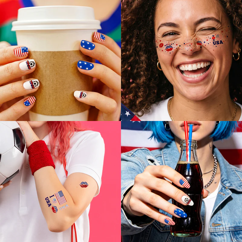 Hot Selling World Cup Football Temporary Tattoos!