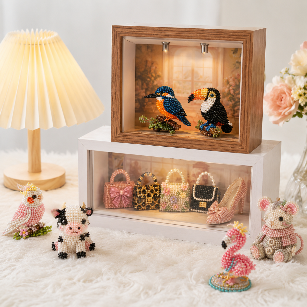 💡 Turn Your Collection Into Art | DIY LED Display Frame for Figures & Dolls！！🎁 Cute DIY Collector Display Box | Best Gift for Boyfriend, Girlfriend & Friends