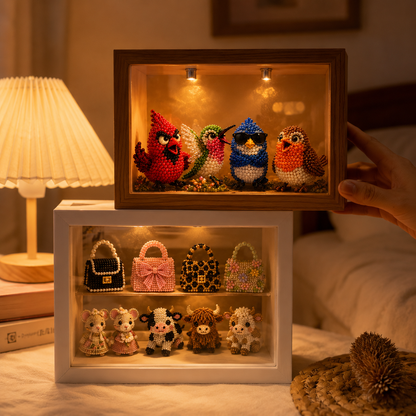 💡 Turn Your Collection Into Art | DIY LED Display Frame for Figures & Dolls！！🎁 Cute DIY Collector Display Box | Best Gift for Boyfriend, Girlfriend & Friends