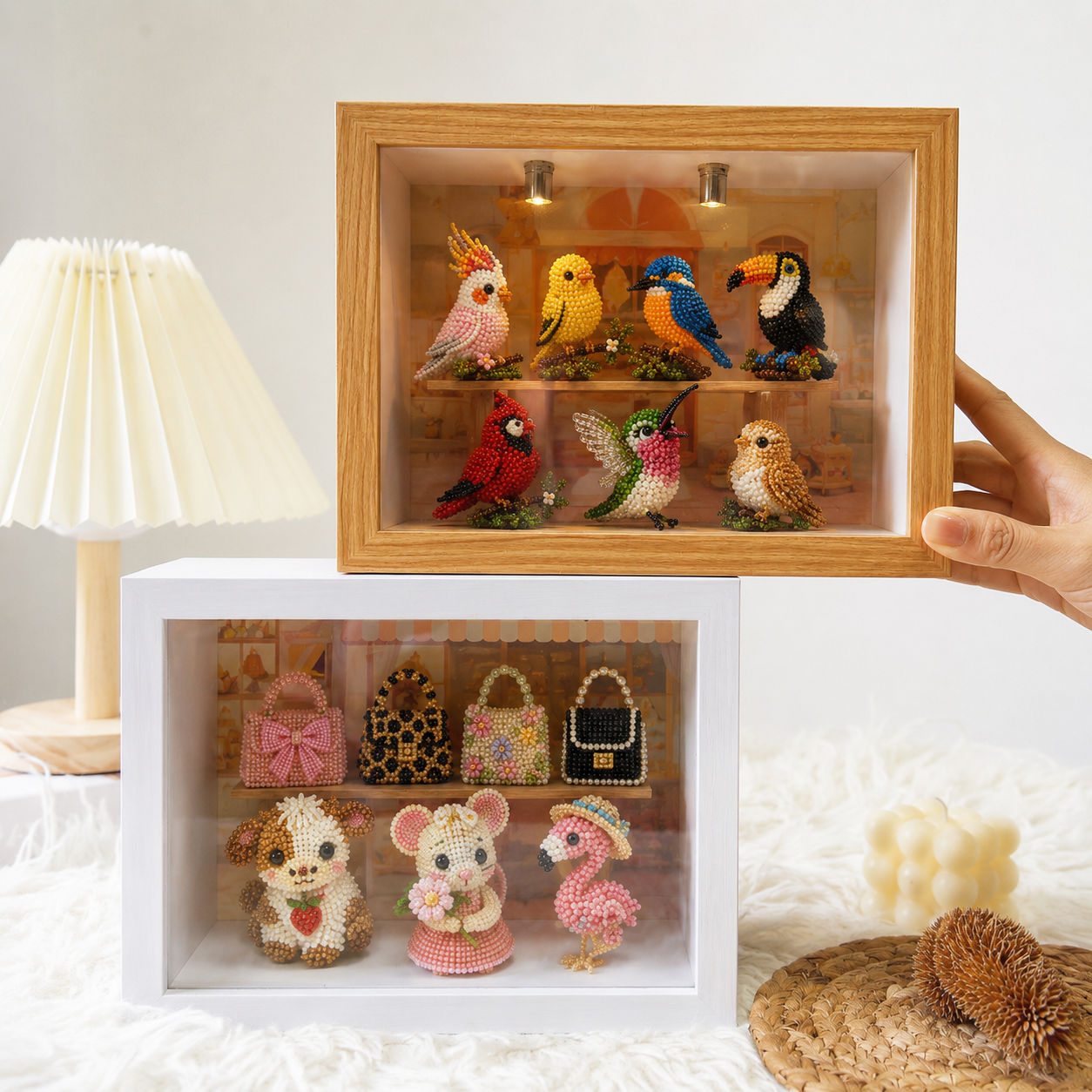 💡 Turn Your Collection Into Art | DIY LED Display Frame for Figures & Dolls！！🎁 Cute DIY Collector Display Box | Best Gift for Boyfriend, Girlfriend & Friends