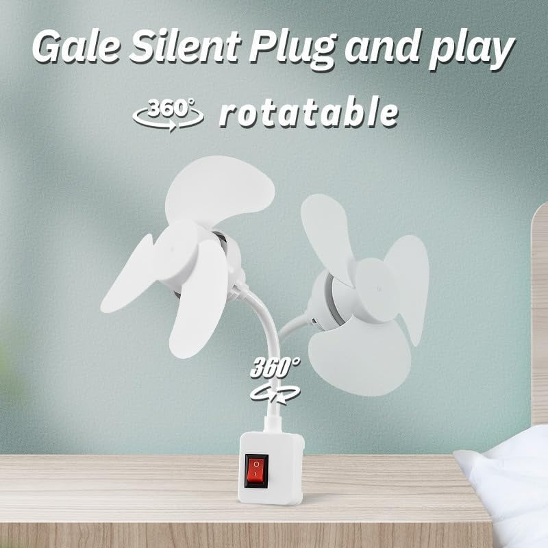 Flexible Gooseneck Desk Fan