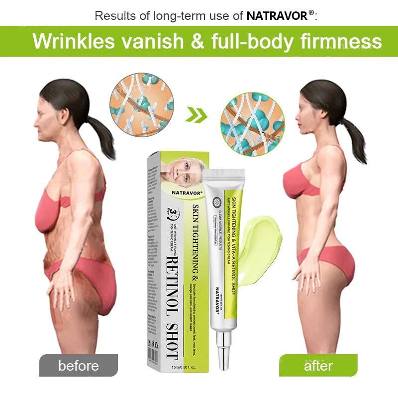 🧠👨‍⚕️Made and shipped from the USA 💫NATRAVOR® Botox & Vita-A Retinol Shot Wrinkle-Lift Tightening cream - Last Day Promotion 70% OFF