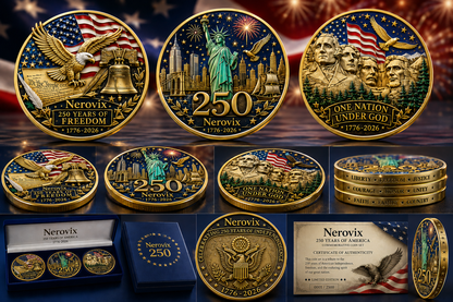 🇺🇸 Nerovix 250™ COMMEMORATIVE COIN SET