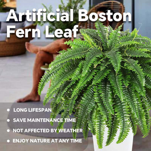 🔥 $9.96 On Sale Only Today 🌱 UV-Resistant Lifelike Artificial Boston Fern