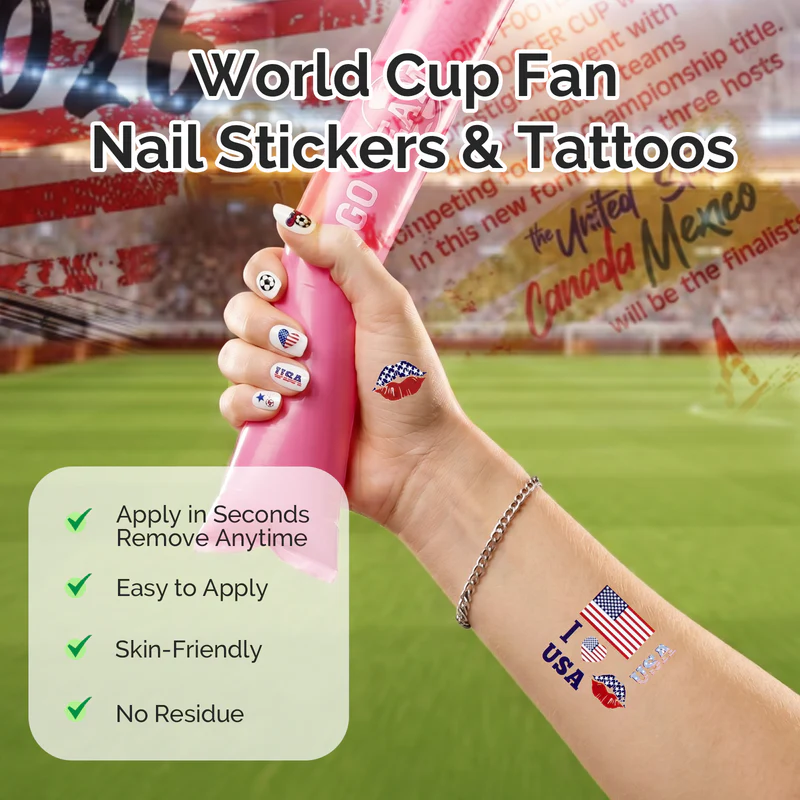 Hot Selling World Cup Football Temporary Tattoos!