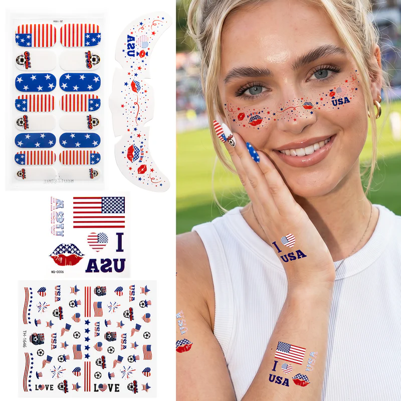 Hot Selling World Cup Football Temporary Tattoos!