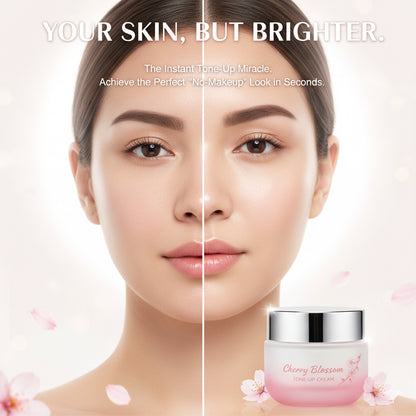 Sakura Anti-Aging Moisturizing Cream ：Timeless Beauty Starts Here.Bloom Into Radiance.