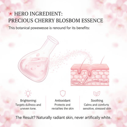 Sakura Anti-Aging Moisturizing Cream ：Timeless Beauty Starts Here.Bloom Into Radiance.