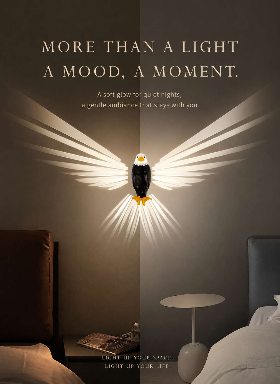 🔥Last Day 50% OFF🔥Soft ambient lighting creates a cozy atmosphere while enhancing your home décor. Perfect for bedrooms, living rooms, hallways, and more.